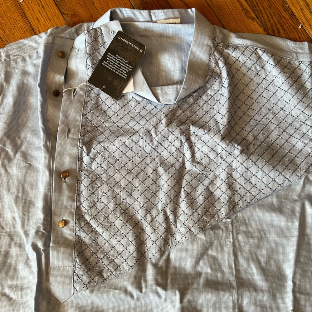 Men’s Indian Kurta NEW with Tags light blue gorgeous cut